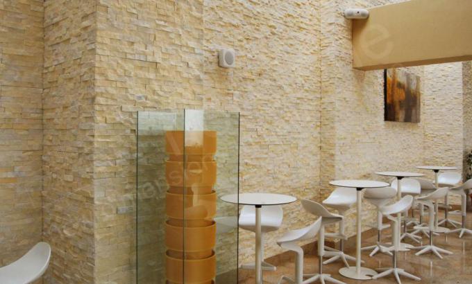 White Quartz Natural Stacked Stone Veneer for Feature Walls